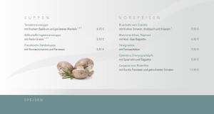 Supper & Vorspeisen - Stand: 05.15